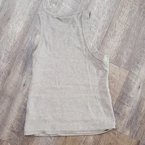 Waffle Tank Top in Gray Lyst - Picture 4 of 6